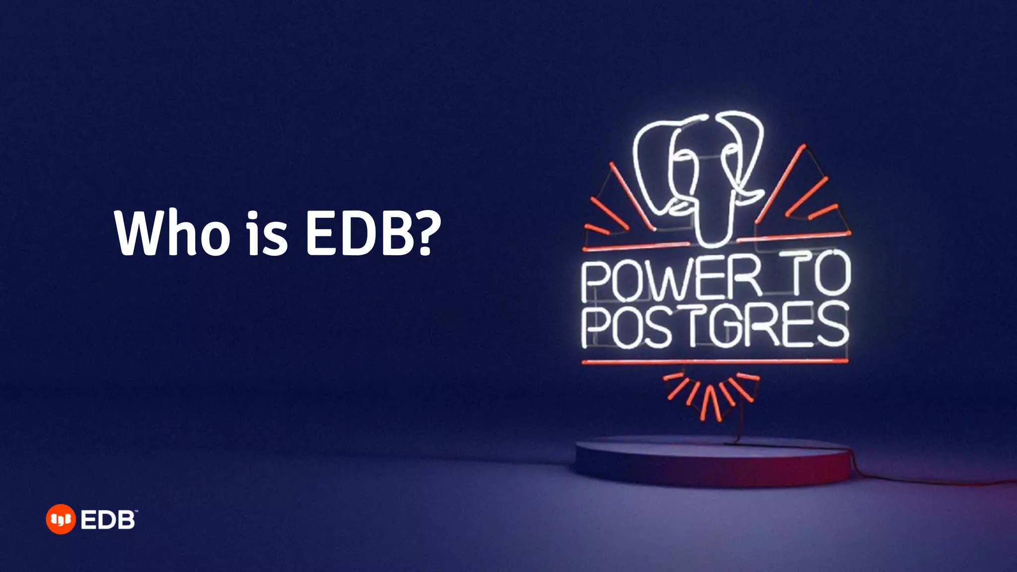 Who is EDB? 
