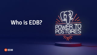 Who is EDB?
 