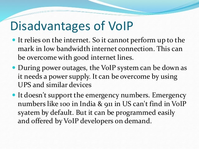 advantages and disadvantages of voip Understand VoIP solution and related technologies in 5 mins. advantages and disadvantages of voip Understand VoIP solution and related technologies in 5 mins.