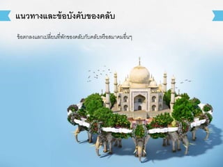 แนวทางและข้อบังคับของคลับ 
ข้อตกลงแลกเปลี่ยนที่พักของคลับกับคลับหรือสมาคมอื่นๆ 
 