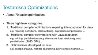 Under the Hood of the Testarossa JIT Compiler | PDF