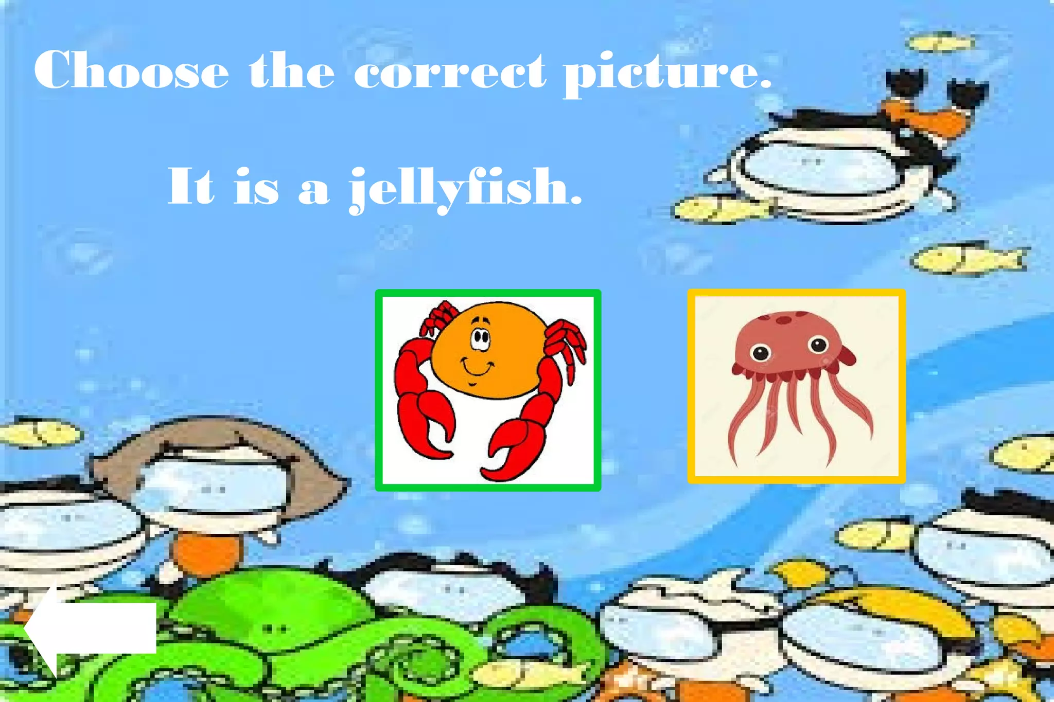 Choose the correct picture.
It is a jellyfish.