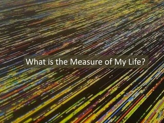 What is the Measure of My Life?

H(app)thon at Social Media Week

 