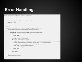 Error Handling