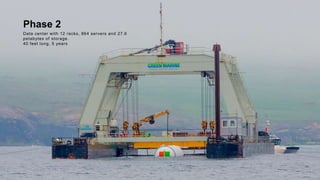 Server Rack Underwater Underwater Data Center | PPTX