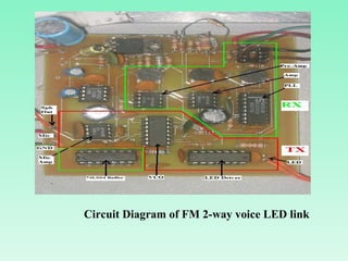 Circuit Diagram of FM 2-way voice LED link 