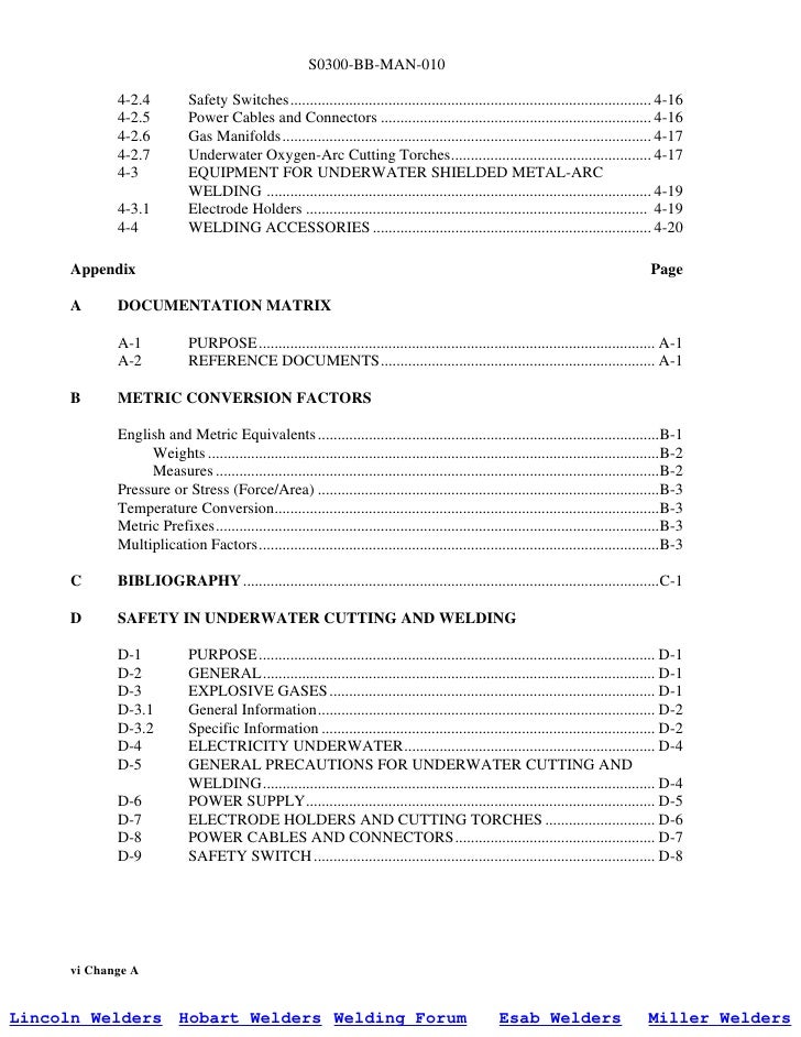 Us navy underwater cutting welding manual