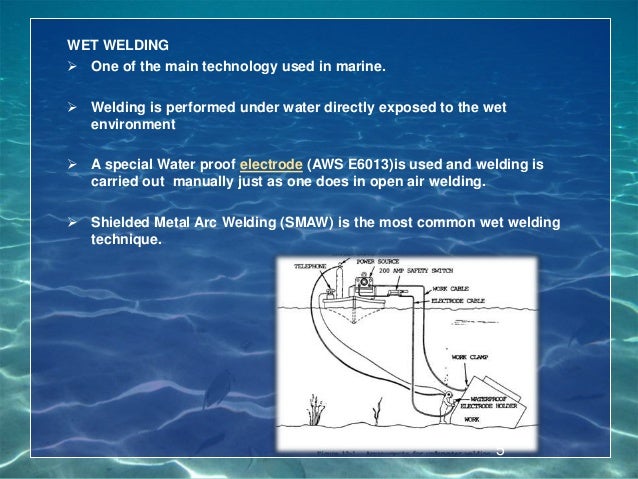 What are the dangers associated with underwater welding?