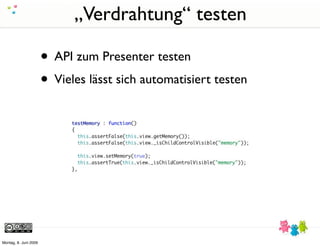 Und es geht doch - TDD für GUIs
