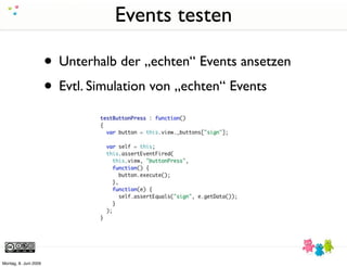 Und es geht doch - TDD für GUIs