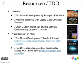 Und es geht doch - TDD für GUIs