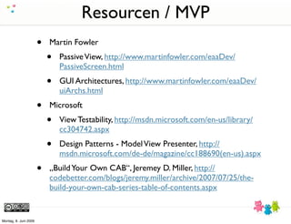 Und es geht doch - TDD für GUIs