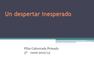 Pilar Calcerrada Peinado
5º curso 2012/13
 