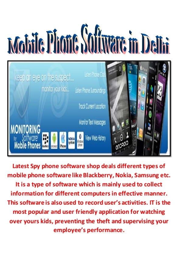 Undetectable mobile phone software in delhi doc file