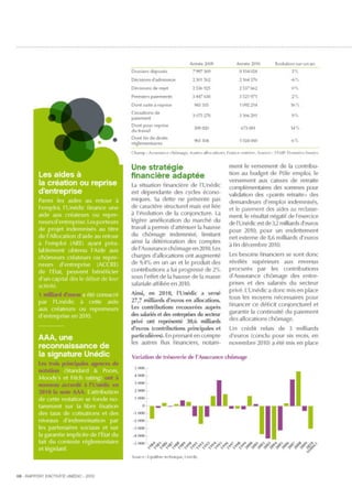 Unédic : rapport d'activité 2010