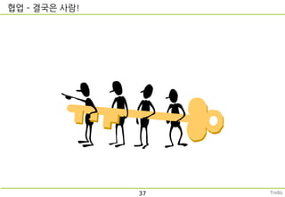 37 Trello
협업 – 결국은 사람!
 
