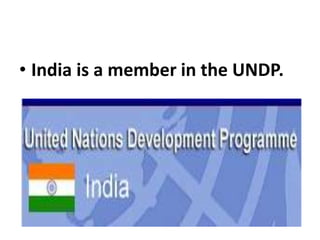 UNITED NATIONS DEVELOPMENT PROGRAMME | PPTX