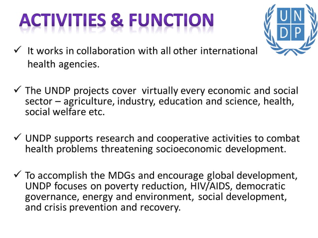 Undp United Nation Development Programme