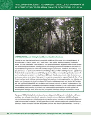 Undp Data Strategy Undp biodiversity-and-ecosystems-global-framework-2012-2020 | PDF