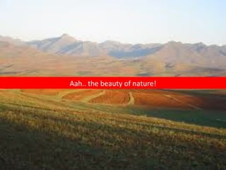 Aah.. the beauty of nature! 