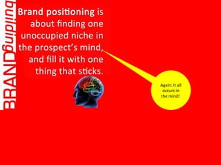 Again: It all occurs in the mind!  