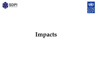Impacts
 