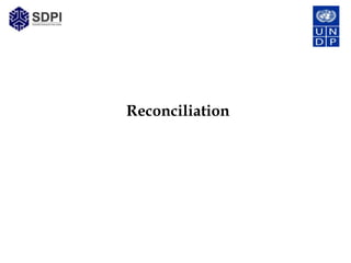 Reconciliation
 
