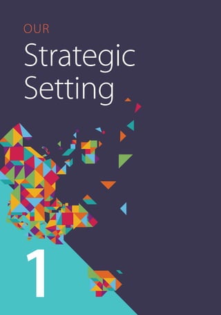 Our 
Strategic 
Setting 
1 
 