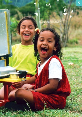 Changing with the World | UNDP Strat egic Plan: 2014–17 
57 
All UNDP-supported programmes & projects 
will be designed through the lens of 
sustainable human development 
Highlighting the different uses of solar energy in Costa Rica. 
5 
 