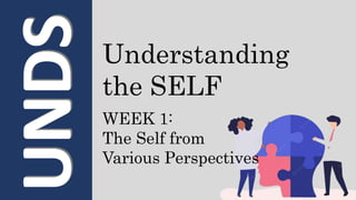 Understanding
the SELF
WEEK 1:
The Self from
Various Perspectives
 