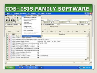 CDS- ISIS FAMILY SOFTWARECDS- ISIS FAMILY SOFTWARECDS- ISIS FAMILY SOFTWARECDS- ISIS FAMILY SOFTWARE
 