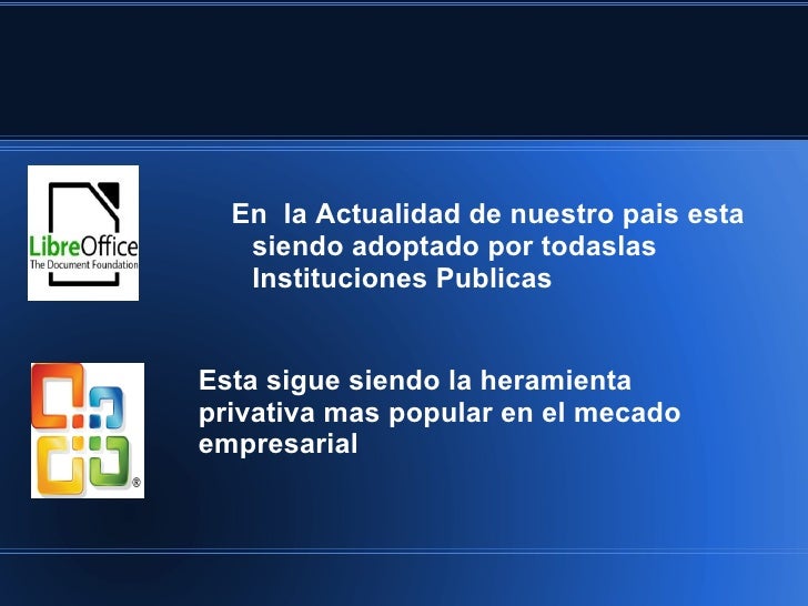 Libreoffice Impress Ventajas Y Desventajas