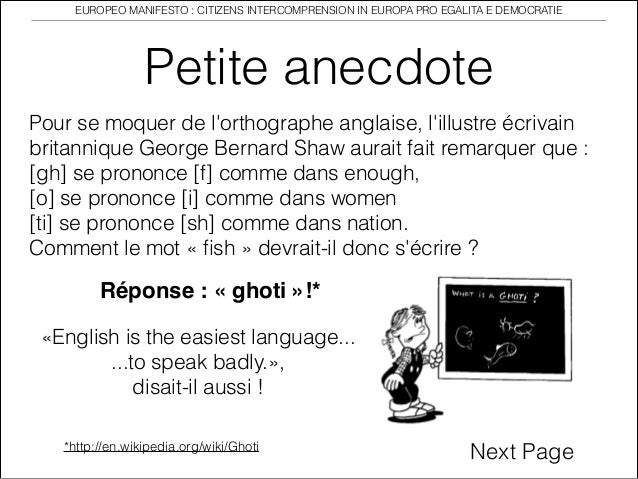 Téléchargement gratuit Images Europeo Manifesto Une Langue Commune Pour L Europe actualisé salutations