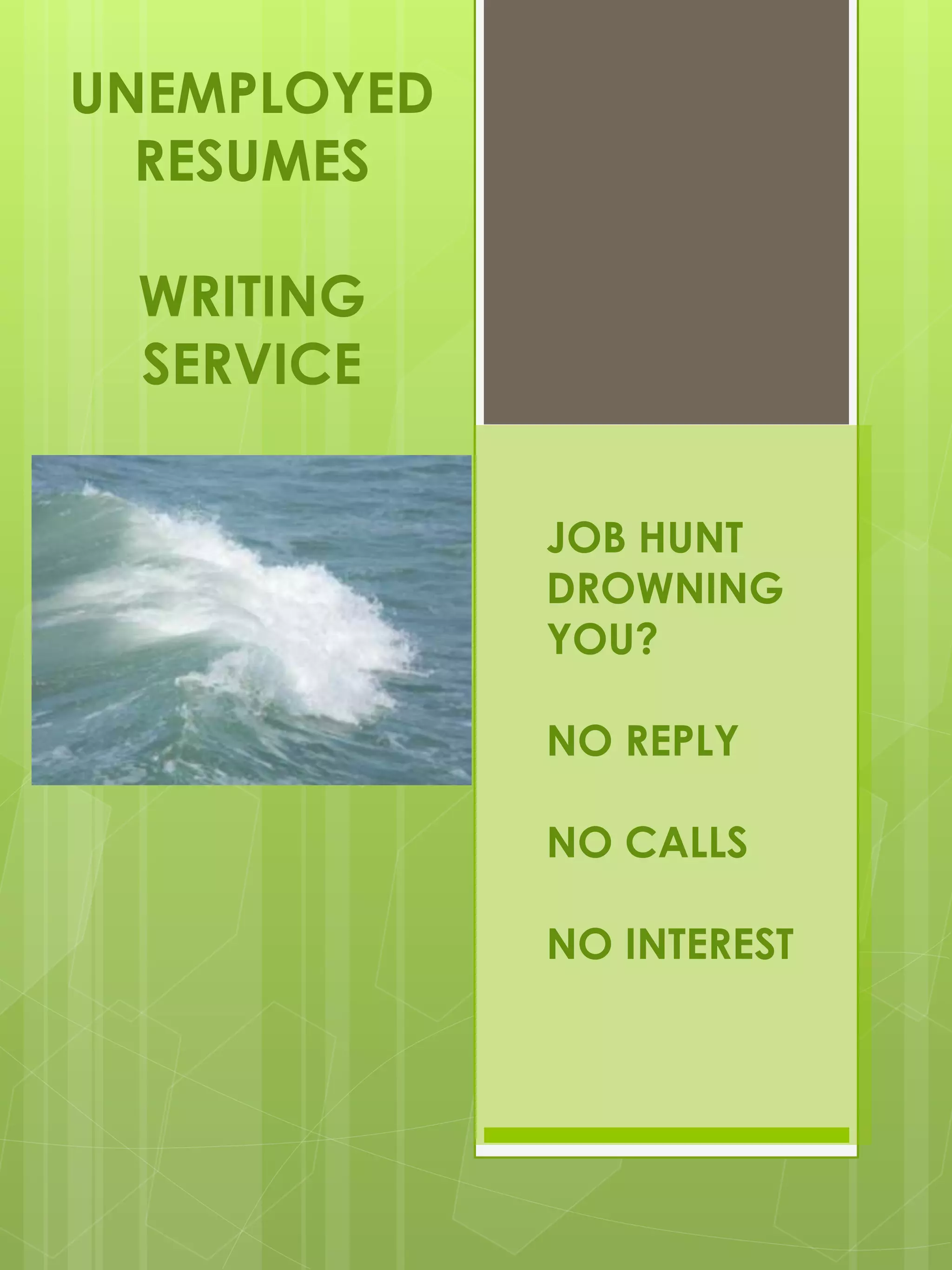 Unemployed Writing Unemployed Resumes | PDF