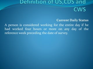 Define Reference Week Unemployement | PPTX