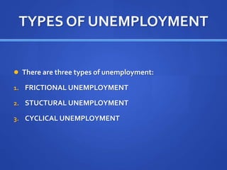 Unemployment | PPTX