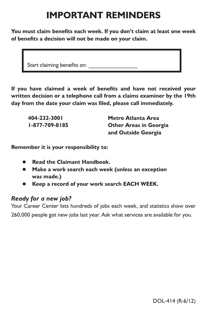 unemployment file work search record