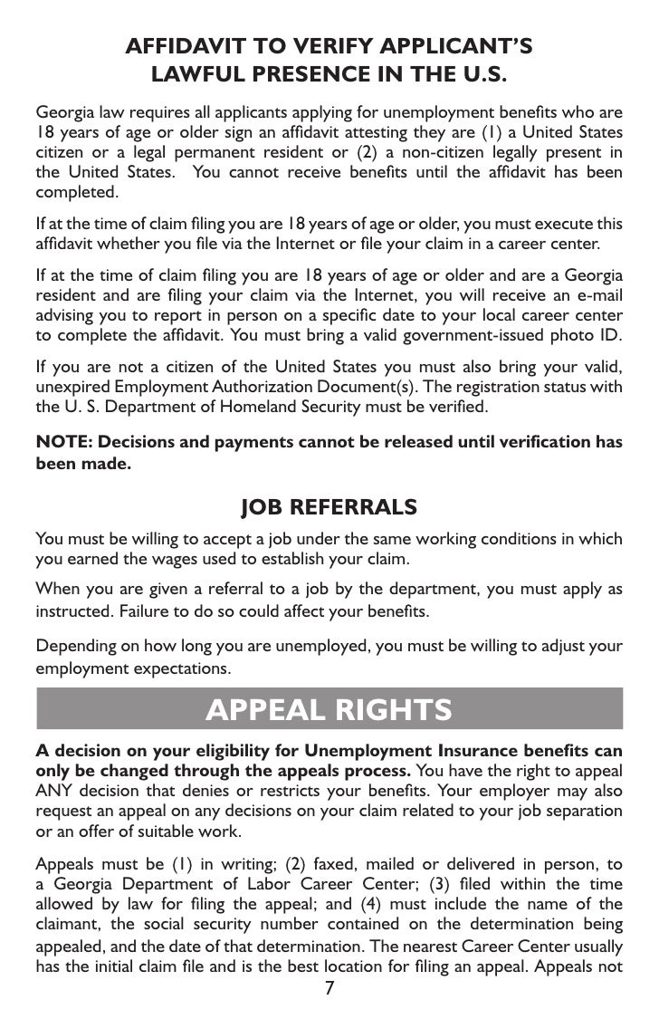 Unemployment file