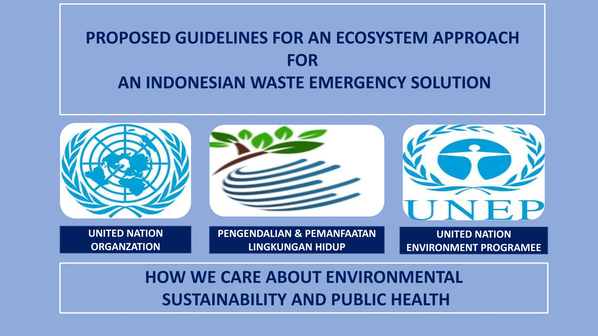 Environmental sustainability and public health | PDF