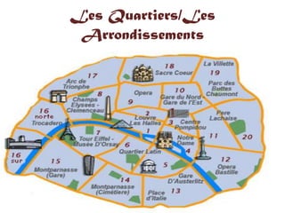 Les Quartiers/Les
Arrondissements

 