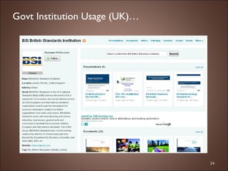 Govt Institution Usage (UK)… 