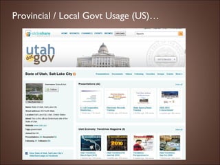 Provincial / Local Govt Usage (US)… 