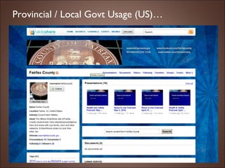 Provincial / Local Govt Usage (US)… 