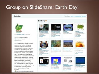 Group on SlideShare: Earth Day 