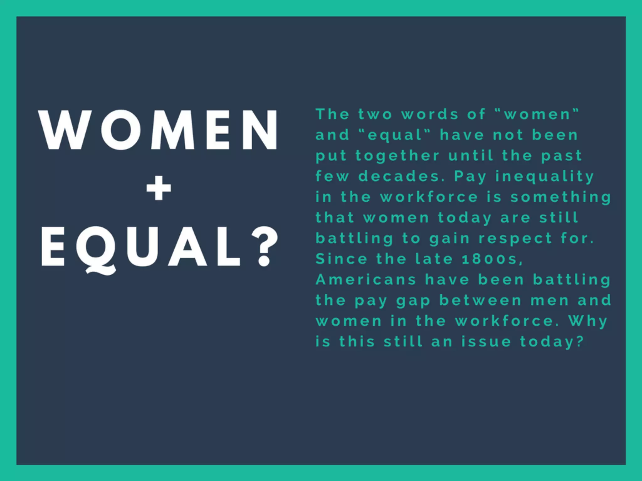 History of Unequal Pay of Women | PDF