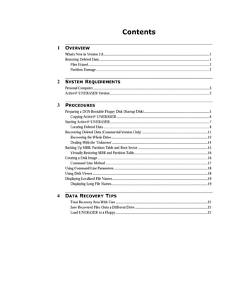Avtive Bootable File Image Uneraser | PDF