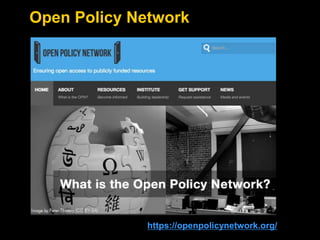 Open Policy Network
16https://openpolicynetwork.org/
 