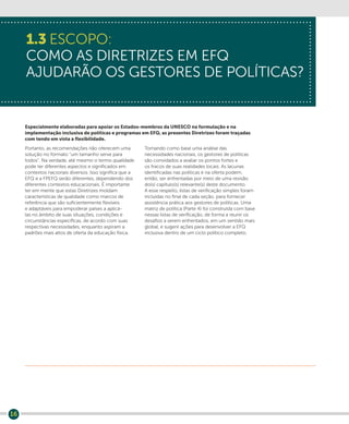Efq Unesco educação física de qualidade | PDF