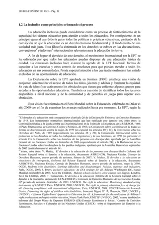 UNESCO EDUCACION INCLUSIVA. LA EDUCACIÓN INCLUSIVA: EL CAMINO HACIA EL ...