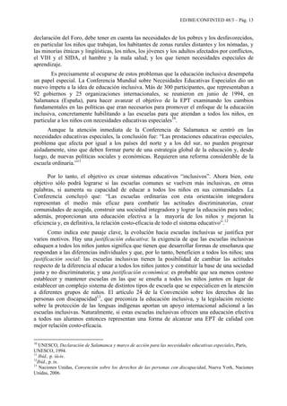 UNESCO EDUCACION INCLUSIVA. LA EDUCACIÓN INCLUSIVA: EL CAMINO HACIA EL ...